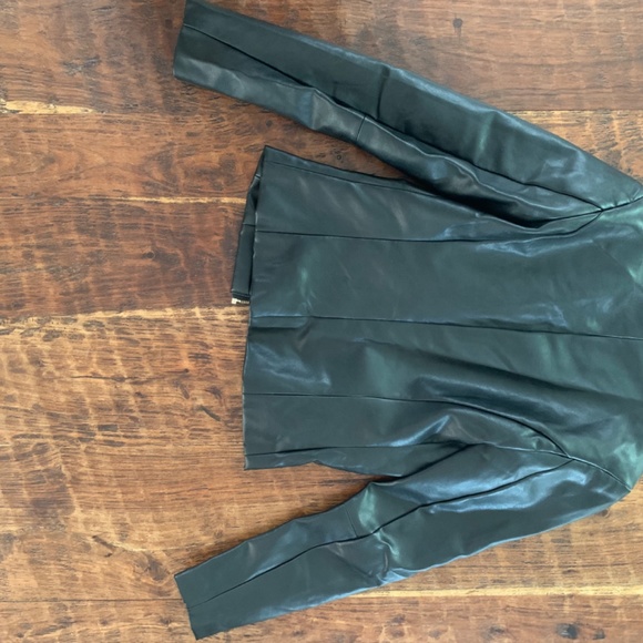 Lulus black leather jacket - Picture 3 of 3